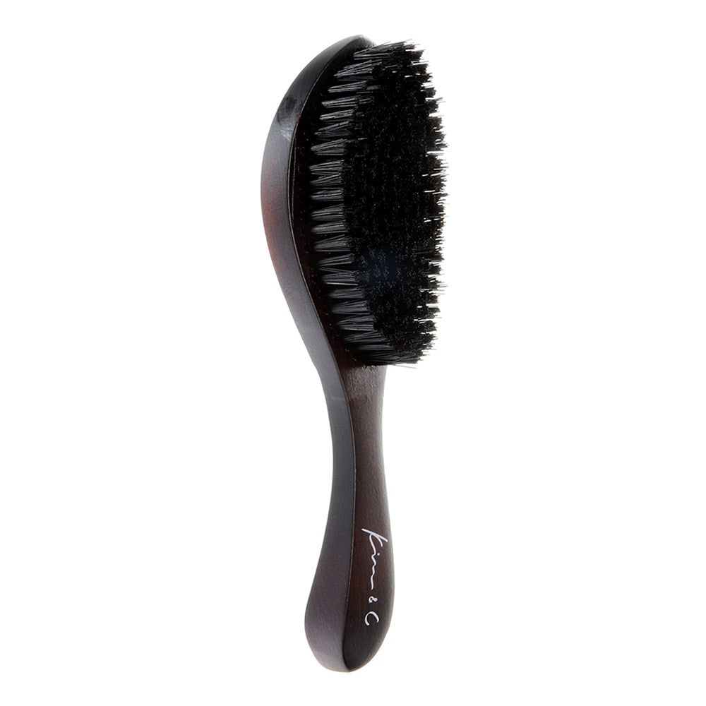 KIM & C Curved Brush Premium Boar Wave Brush