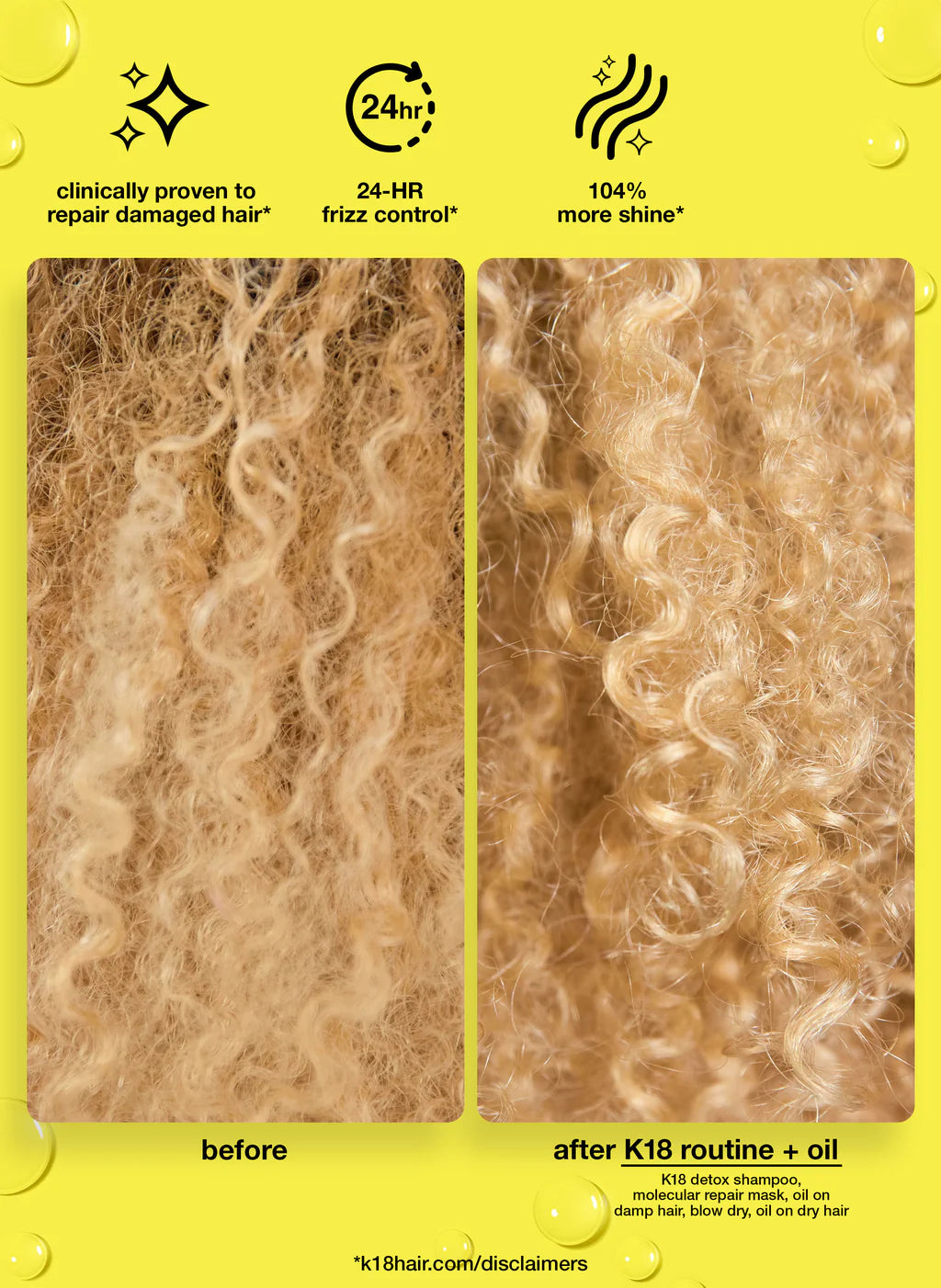K18 Biomimetic Hairscience Molecular Repair Hair Oil