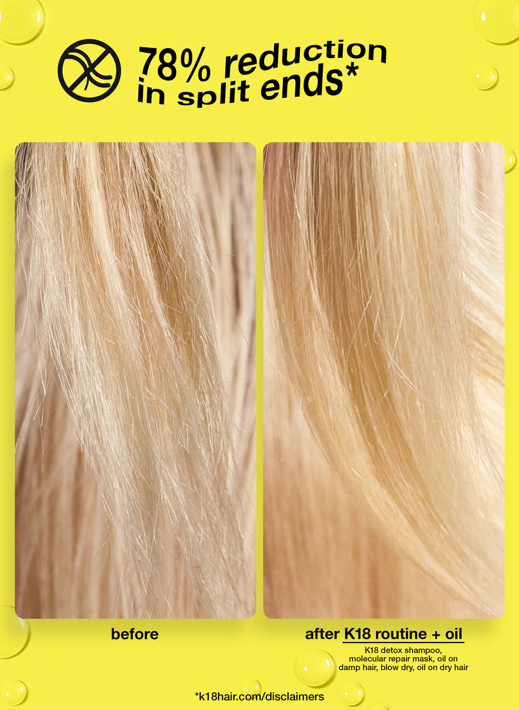 K18 Biomimetic Hairscience Molecular Repair Hair Oil