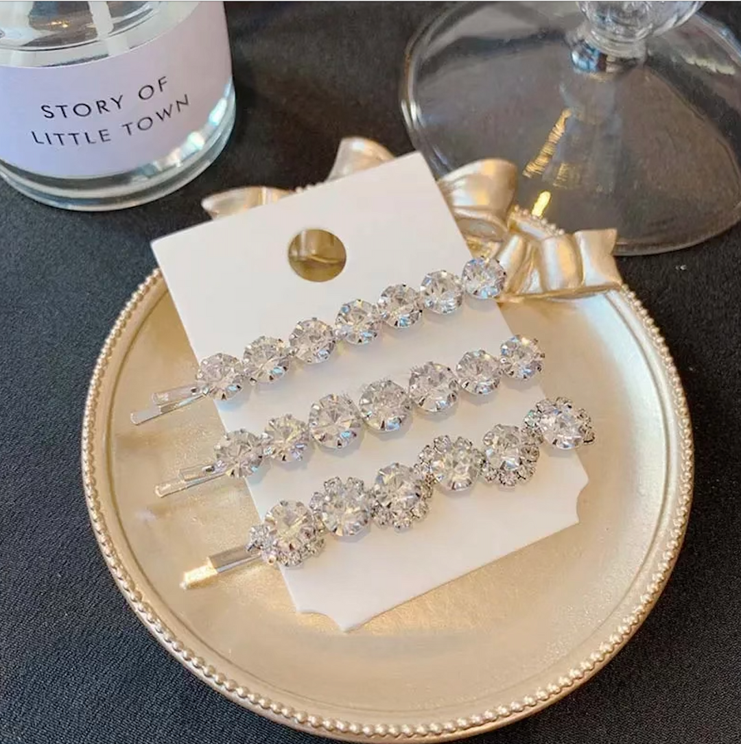 Take Khair Beauty Rhinestone Hair Pins