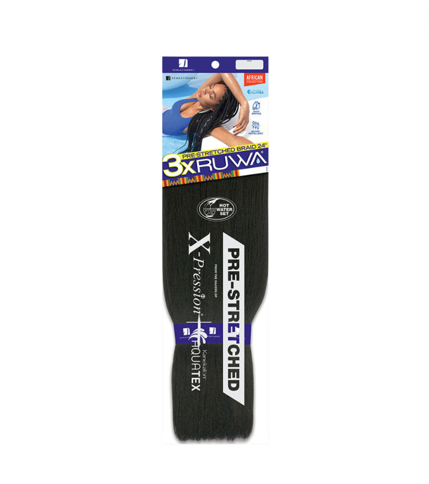 Ruwa 3x Pre-Stretched Braid Hair (24'')