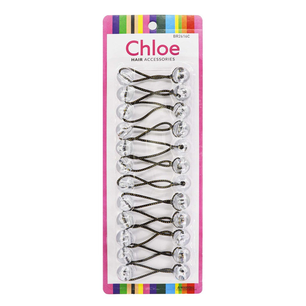 CHLOE Twin Beads Ponytailers