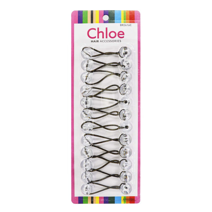 CHLOE Twin Beads Ponytailers