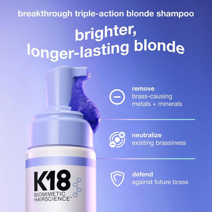 K18 TripleBright Oxidation Defense Purple Shampoo