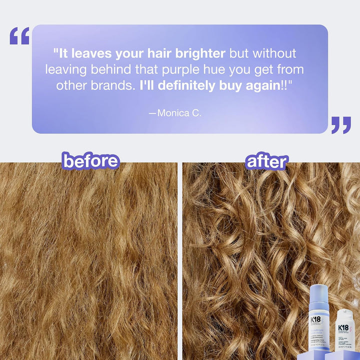 K18 TripleBright Oxidation Defense Purple Shampoo
