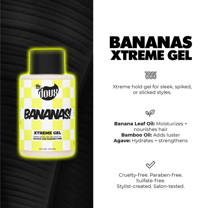 The Doux Bananas Xtreme Hold Hair Gel