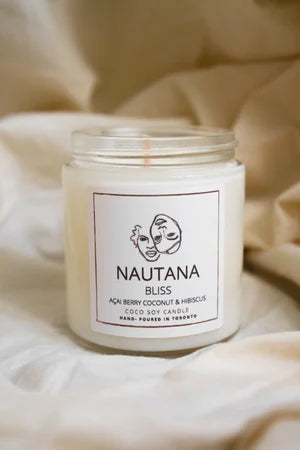Nautana Bliss Acai Berry Coconut & Hibiscus Coco Soy Candle