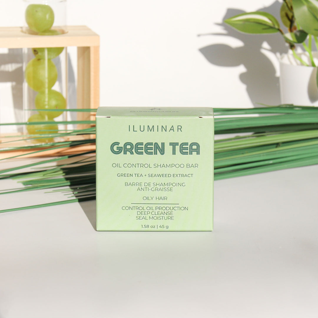 Iluminar Skin Green Tea Shampoo Bar (Oily Hair)