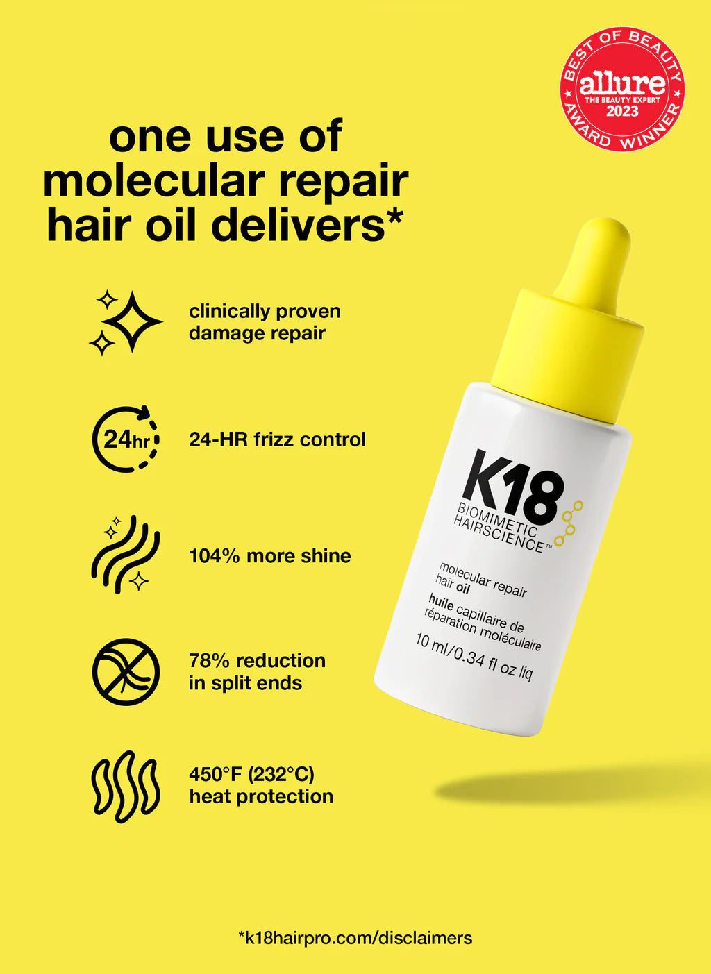 K18 Biomimetic Hairscience Next-Level Repair Trio