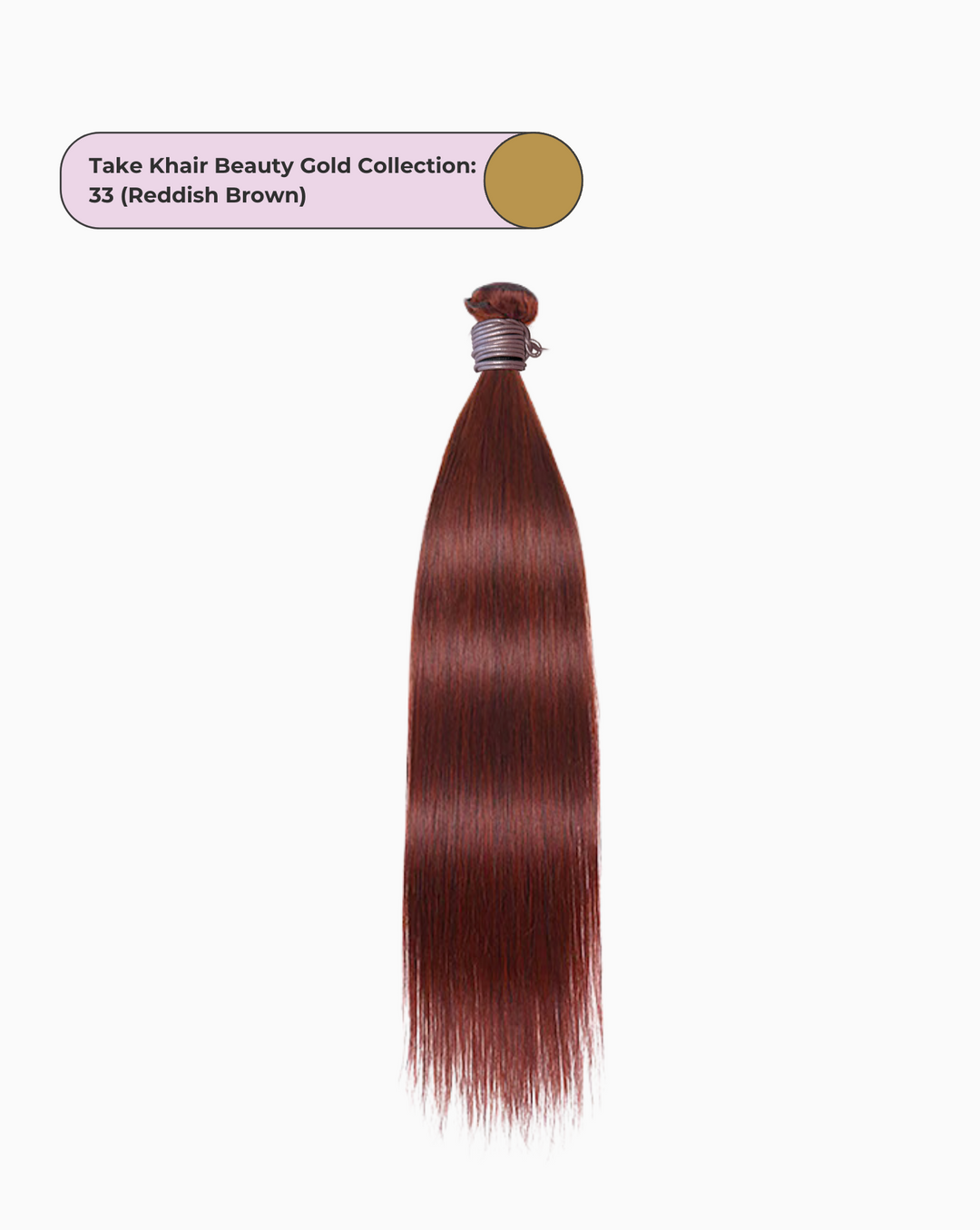 Take Khair Beauty Gold Collection 100% Human Hair Bundle - Straight