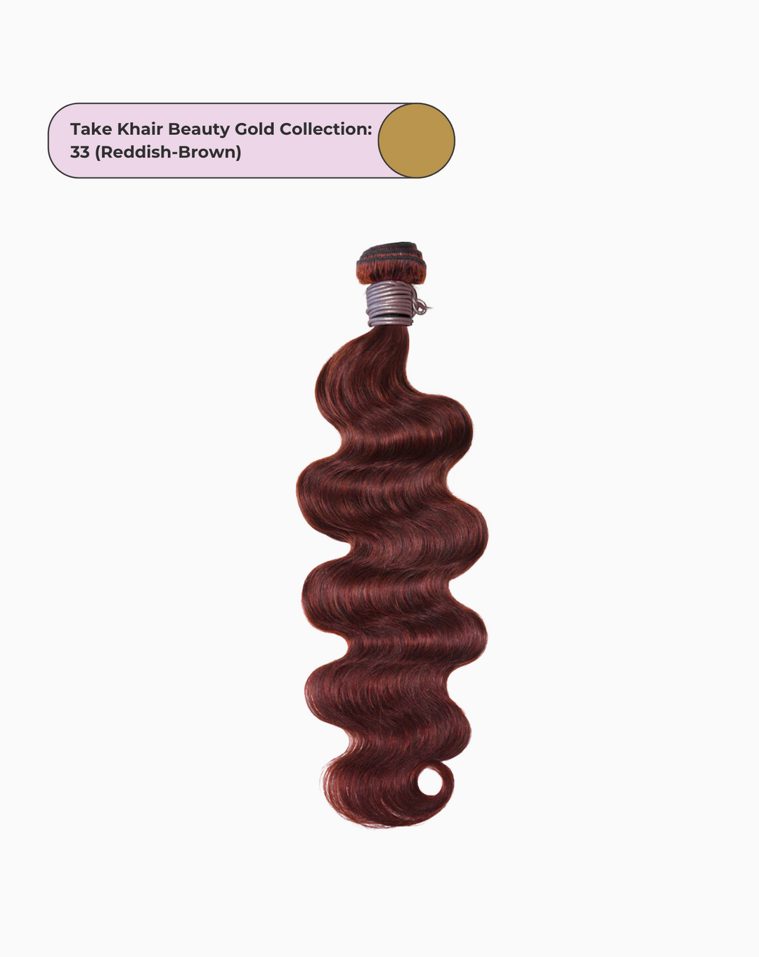 Take Khair Beauty Gold Collection 100% Human Hair Bundle - Body Wave