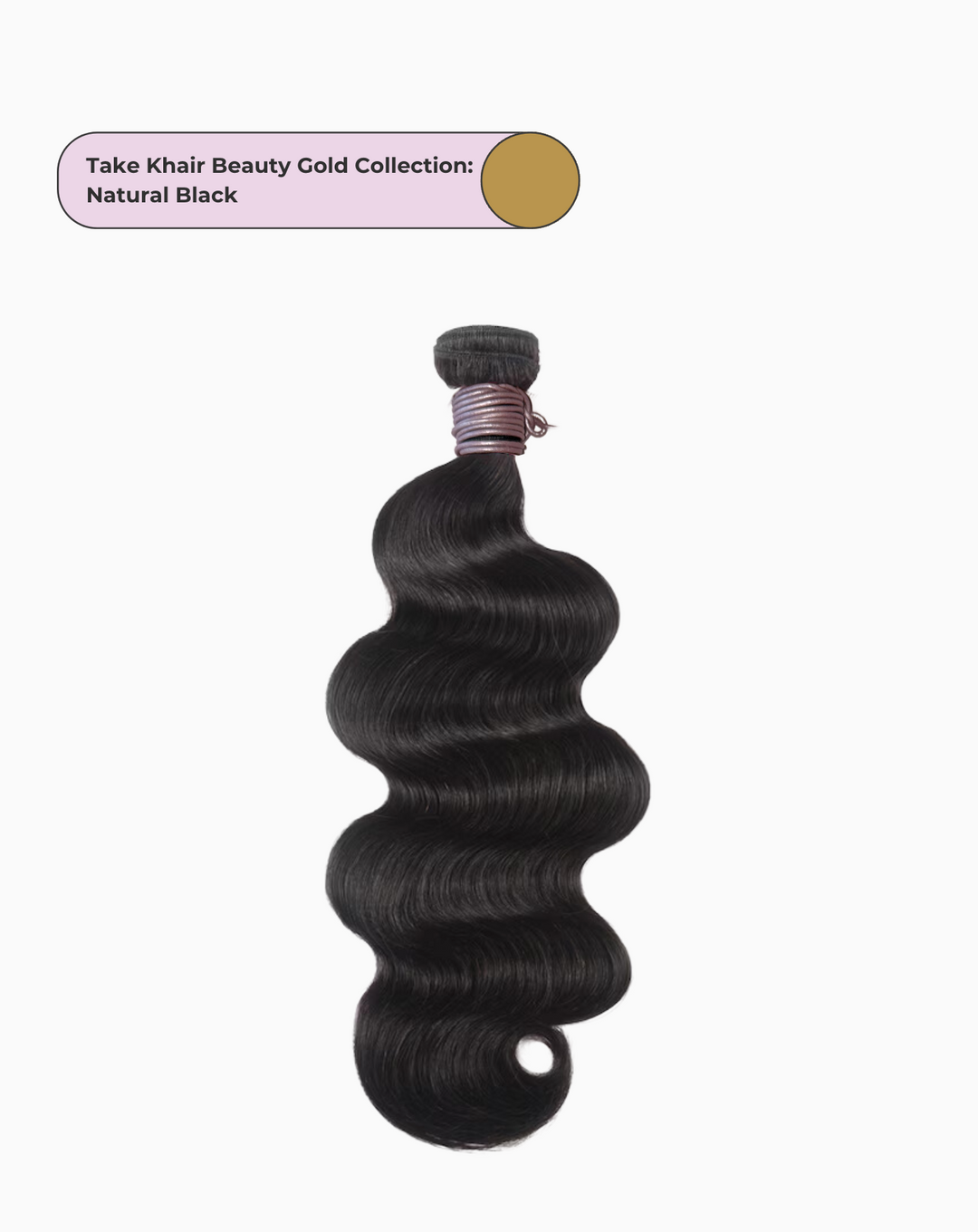 Take Khair Beauty Gold Collection 100% Human Hair Bundle - Body Wave