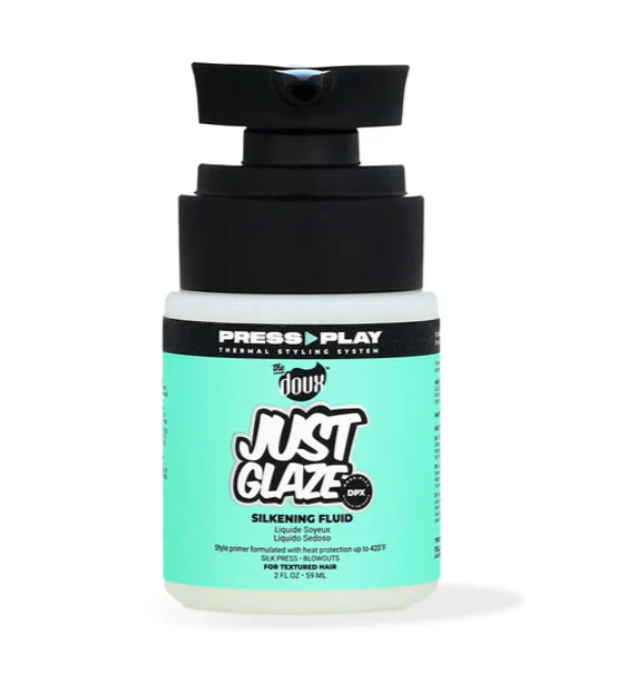 The Doux Just Glaze Silkening fluid