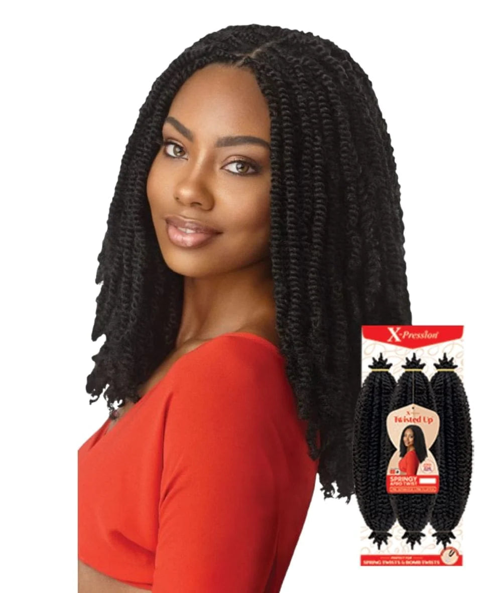 Outre 3x Springy Afro Twist 24″