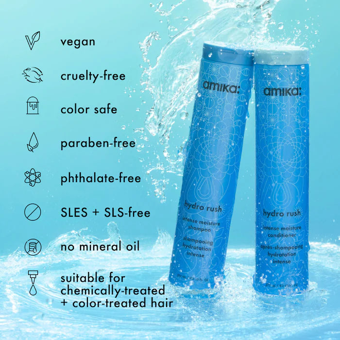 amika Hydro Rush Intense Moisture Shampoo