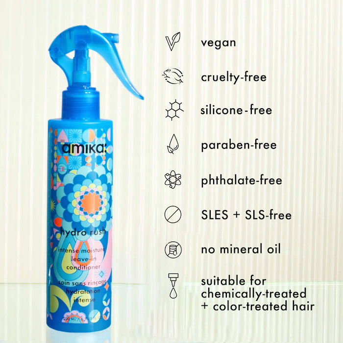 amika Hydro Rush Intense Moisture Leave-In Conditioner