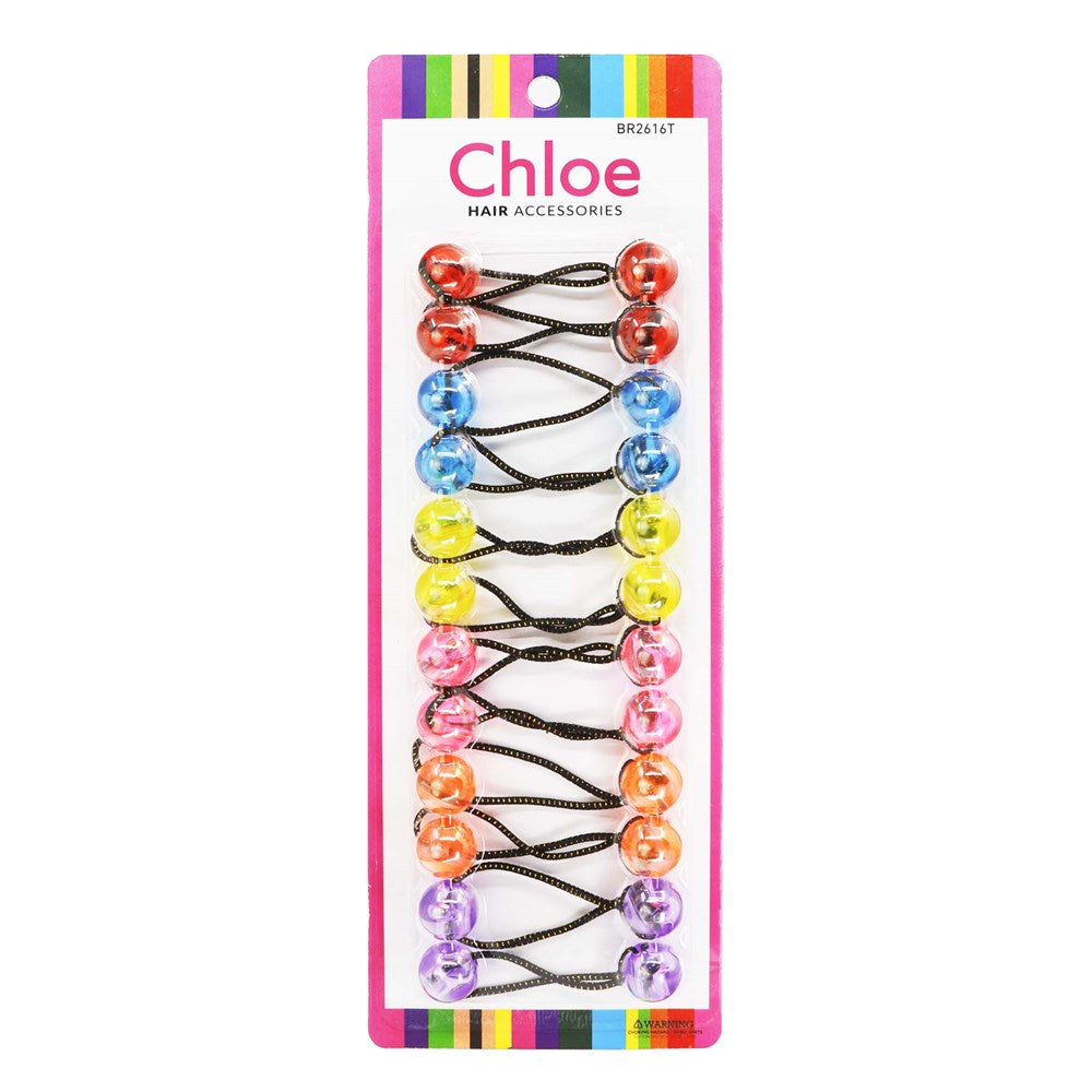 CHLOE Twin Beads Ponytailers