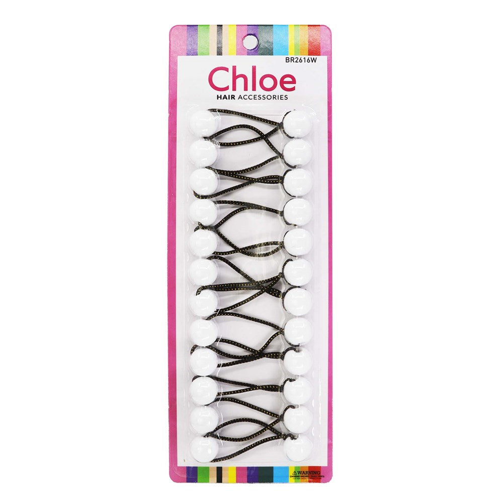 CHLOE Twin Beads Ponytailers